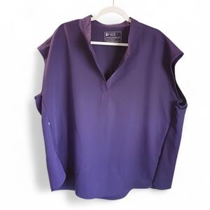 Figs Women's Deep Purple Rafaela Technical Collection Top Size 3X